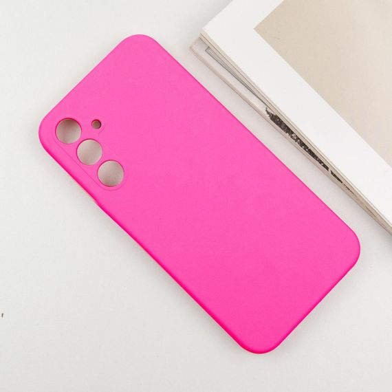 Чохол Silicone Cover Lakshmi Full Camera (AAA) для Samsung Galaxy A56 5G Рожевий / Barbie pink | Зображення 4