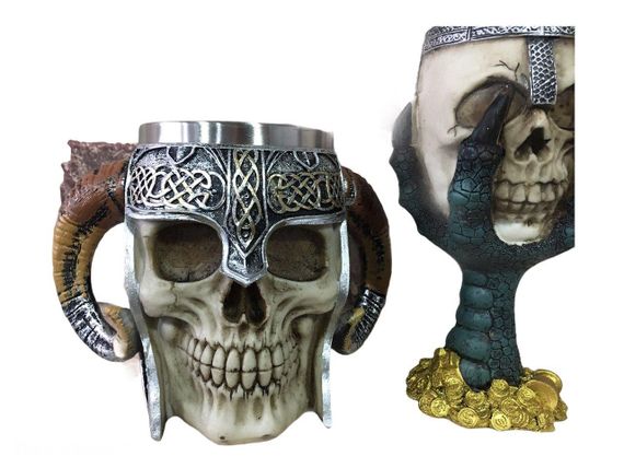 Подарунковий набір Чашка Келих 3D 1927 Череп Лапа Дракона Подарунок | Зображення 2