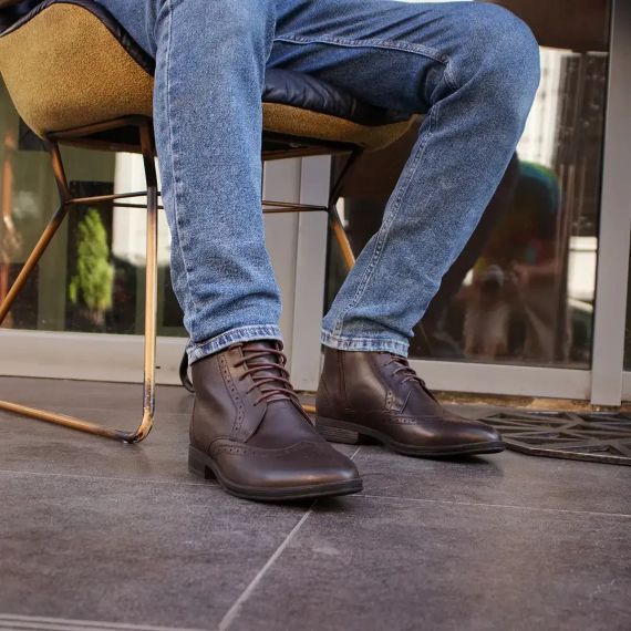 Черевики зимові Ikos коричневі 42 розмір | Зображення 5