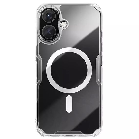 TPU чохол Nillkin Nature Pro Magnetic для Apple iPhone 16 Plus (6.7") Безбарвний (прозорий) | Зображення 1