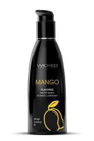 Їстівний лубрикант зі смаком Манго WICKED AQUA MANGO LUBE 60ML