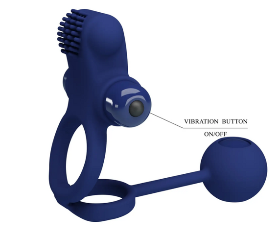 Эрекционное кольцо Pretty Love - Powerful ring, 10 vibration functions sexstyle | Зображення 9