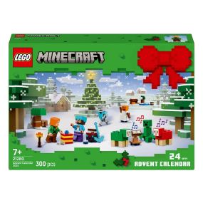 Новогодний адвент календарь ЛЕГО Майнкрафт 2025 Оригинал LEGO Minecraft Advent Calendar 2025