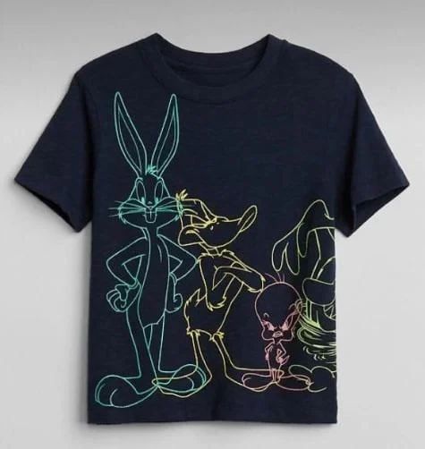 Футболка женская с принтом повседневная L Черная