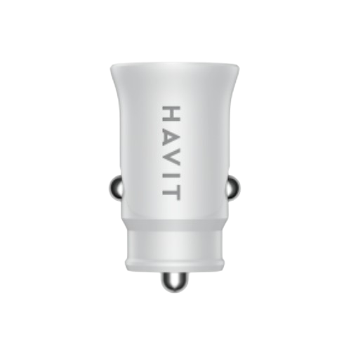 Автомобільний зарядний пристрій Havit HV-CC2022 USB+Type-C 20W білий | Зображення 3