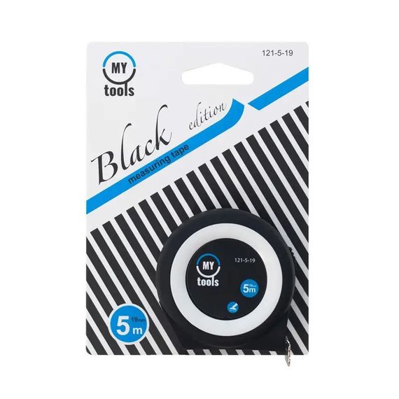 Рулетка измерительная MyTools Black Edition 5м х 19мм (121-5-19) | Зображення 6