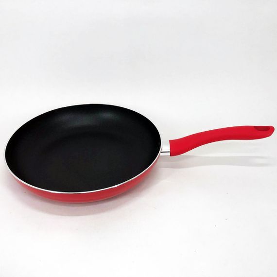 Сковорода 28 см Con Brio СВ-2814, сковорода для смаження, якісна сковорода. Колір: червоний | Зображення 8