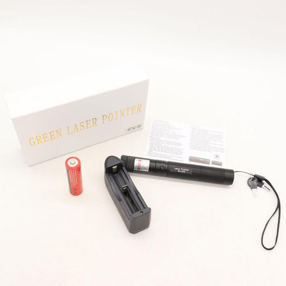 Лазерна указка з зеленим променем, до 10000 метрів Laser pointer YL-303 / Лазер з акумулятором, що перезаряджається / Лазерна | Зображення 9