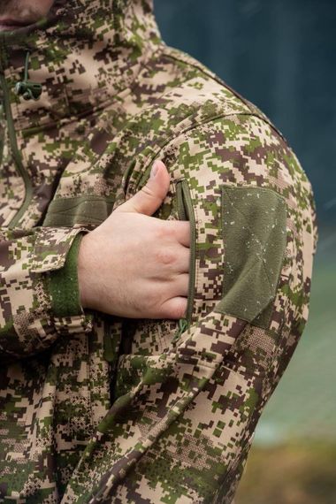 Військова куртка на флісі Soft Shell Military хижак | Зображення 7