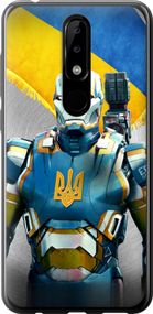 Чехол на Nokia 5.1 Plus Украинский киборг "980u-1543-17620"