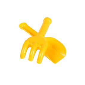 Дитячий іграшковий набір "Лопатка+грабельки" 2865TXK Жовтий