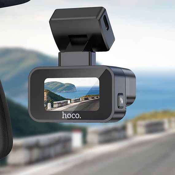 Видеорегистратор Hoco DV10 Mini Screen Dashcam Black | Зображення 6