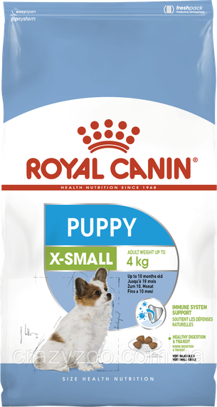 Сухий корм для цуценят малих порід Royal Canin Puppy X-Small 500 г 10020051