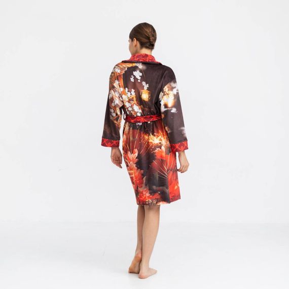 Халат женский из плюшевого велюра эксклюзивный Japan 18331 L-XL | Зображення 4
