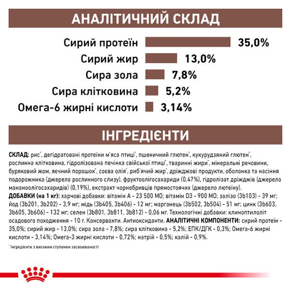Сухий корм для котів з проблемами травлення та надмірною вагою Royal Canin Gastrointestinal Moderate Calorie Feline, 4 кг | Зображення 4