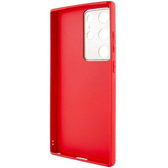Кожаный чехол Xshield для Samsung Galaxy S23 Ultra Красный / Red | Зображення 2