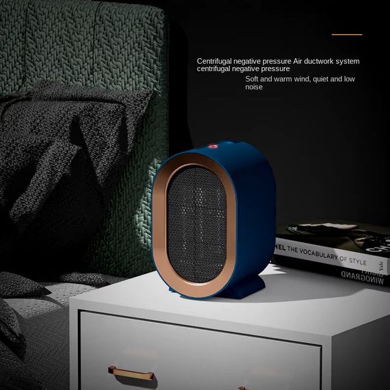 Портативний обігрівач AIR HEATER 1200W · Компактний настільний дуйчик · Міні тепловентилятор з керамічним нагрівачем / А 906-219 | Зображення 2