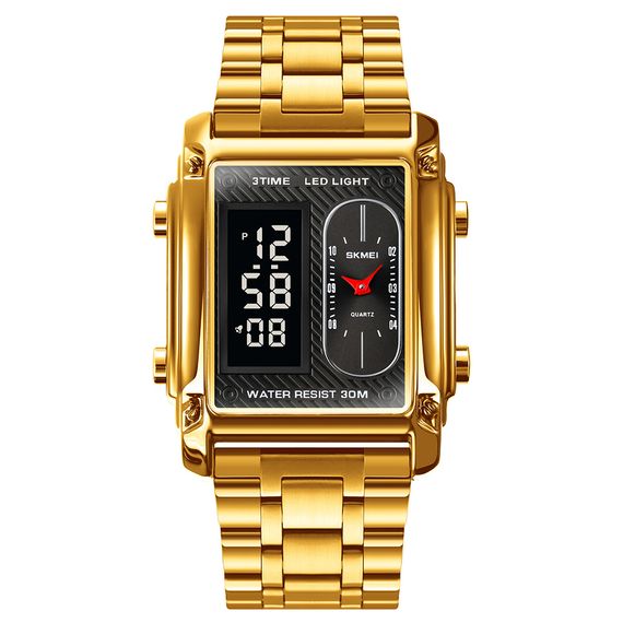Чоловічий годинник Skmei 1868SGD Gold