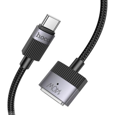 Кабель питания USB-C to Magsafe 3 1.0m black HOCO (6942007642088) | Зображення 2