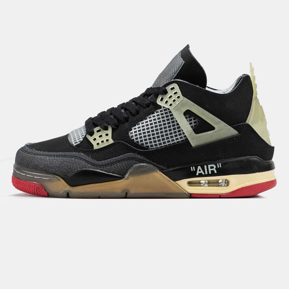 Кросівки Air Jordan 4 x "OFF-White" весна / літо / осінь 2074 40 25.5 см | Зображення 3