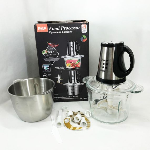 Електричний блендер стаціонарний для смузі RAF R.7028 300 Вт 3 л, Блендер зі знімною чашею CM-14 | Зображення 9