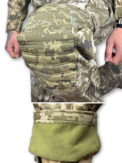 Тактичні штани Soft Shell з наколінниками "Піхота", Піксель |Розмір: 58/4 | Зображення 4