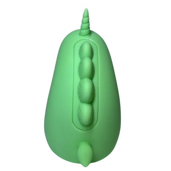 Стимулятор клитора с язычком UNIVIBE Единорог, 10 режимов, зелёный sexstyle | Зображення 4