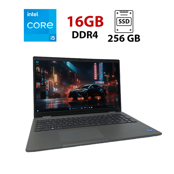 Ультрабук Dell Latitude 3540 / 15.6" (1920x1200) IPS / Intel Core i5-1335U (10 (12) ядер по 3.4 - 4.6 GHz) / 16 GB DDR4 / 256 GB SSD / Intel Iris Xe Graphics / WebCam б/у