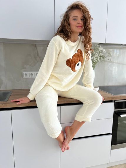 Женская пижама Белая 2XL (2502/1) | Зображення 1