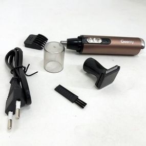 Бюджетная машинка для стрижки бороды GEMEI GM-3112 2в1, Электробритва, Станок для влажного бритья UM-33