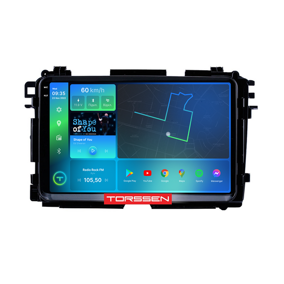 Штатна магнітола Torssen 2K Honda XRV/HRV/XNV 2015+ F9432 4G Carplay DSP | Зображення 1