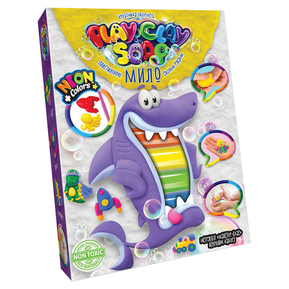 Набір креативної творчості "Пластилінове мило" Play Clay Soap PCS-03 середній  Акула