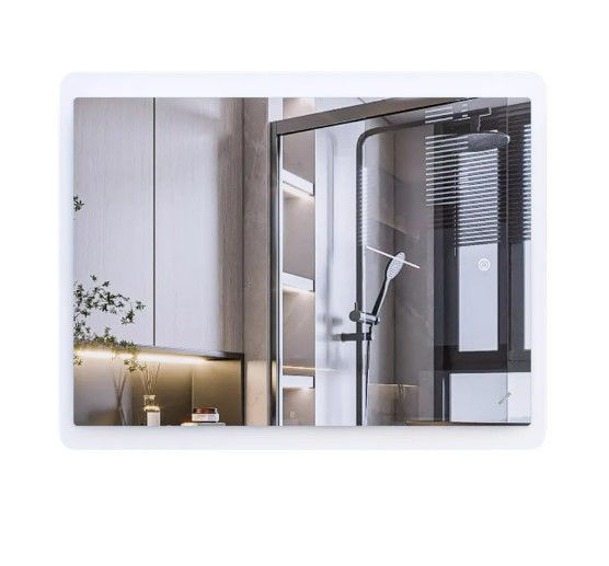 Дзеркало Mixxus Premium OLIVARY MR19-90x70-REVERSE (LED Touch, Anti-fog (3-6,5kK)) (MP6630)