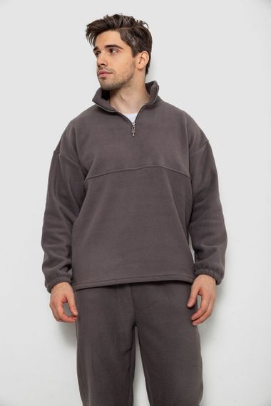 Спортивный костюм мужской на флисе, цвет серый, 238R58620 | Зображення 1