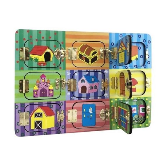 Бізіборд Замочки М02999 Різнокольоровий