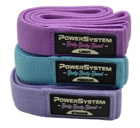 Набір тканевих гумок Power System PS-4129 Booty Band Set Long 3 шт (4129MX-9)