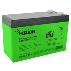 MERLION G-MLG1290F2 9А•г 12В мультигель Свинцево-кислотна акумуляторна батарея