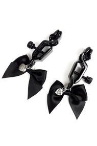 Зажимы для сосков Art of Sex - Nipple clamps Bow, Черный