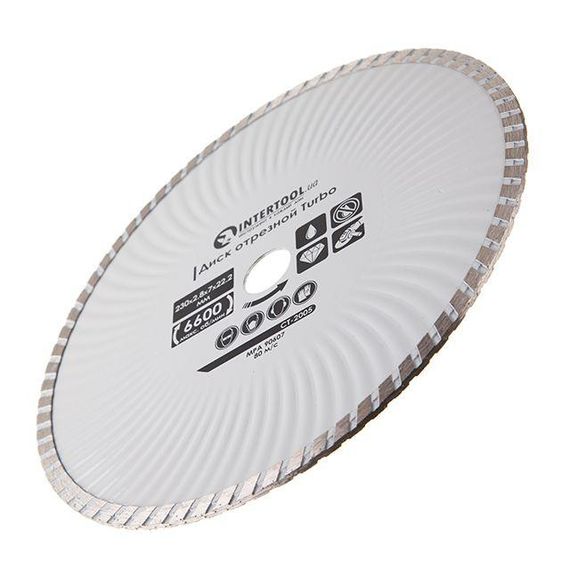 Диск відрізний Turbo, алмазний INTERTOOL CT-20051 | Зображення 2