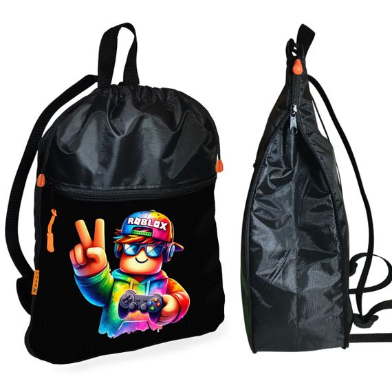 Шкільний рюкзак дитячий Роблокс / Roblox + Сумка для взуття спортивної форми рюкзак-мішок хлопчикові (01826) | Зображення 1