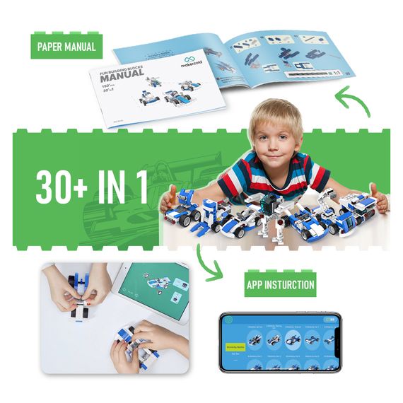 Конструктор Makerzoid Fun Building Blocks (MKZ-BK-FB) | Зображення 6