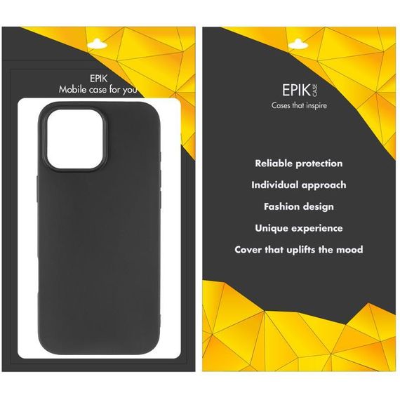 Чохол TPU Epik Black для Apple iPhone 15 Pro Max (6.7") Чорний | Зображення 5