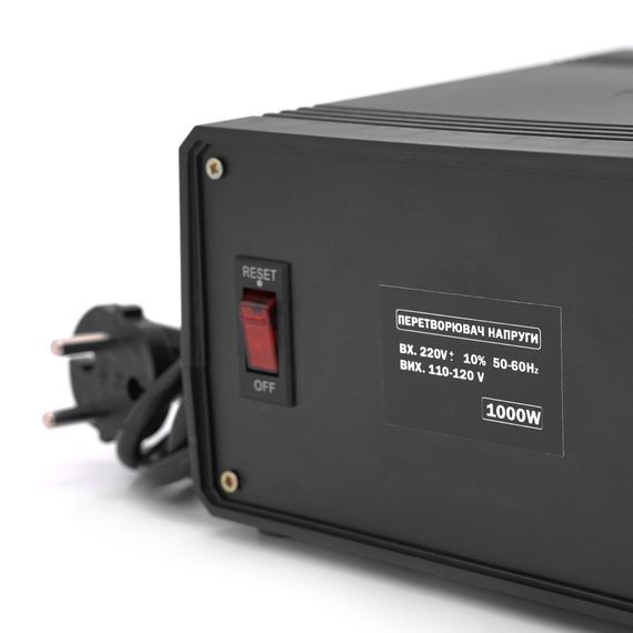 Преобразователь напряжения понижающий MERLION PN-1000, Input 220V/Output 110V | Зображення 1