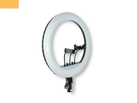 Кольцевая LED лампа для съемки с 3 держателями телефона,  ДУ XPRO RL-14 36см (RL-14)