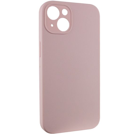 Чохол Silicone Case Full Camera Protective (AA) NO LOGO для Apple iPhone 14 (6.1") Рожевий / Chalk Pink | Зображення 1