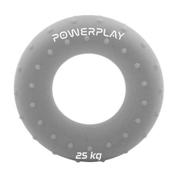 Еспандер кистьовий силіконовий Паверплей PP-4338 Hand Grip Large 25 кг. Сірий
