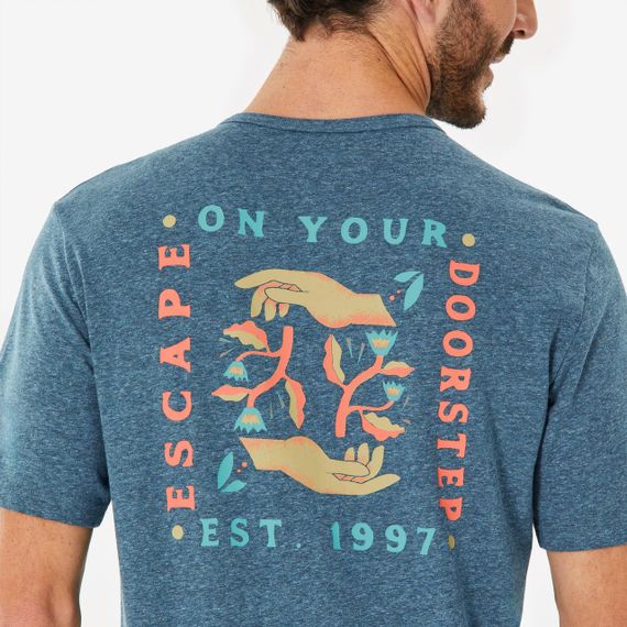 Футболка чоловіча NH100 зелена - 2XL. | Зображення 3