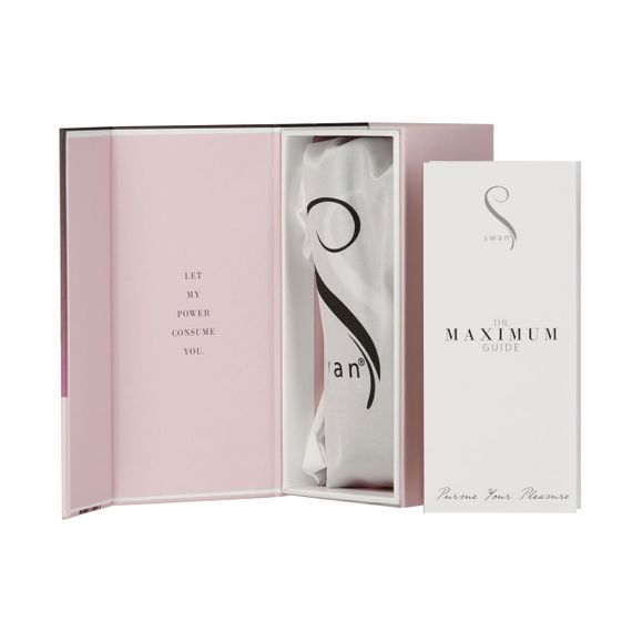 Віброкуля Swan Maximum + Comfy Cuff Pink, суперпотужна, різна інтенсивність, силіконова манжета Sex Aura | Зображення 6