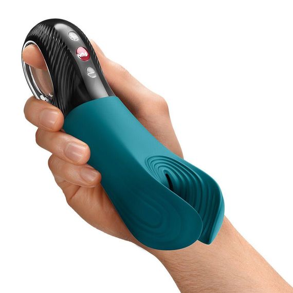 Вібратор для пеніса Fun Factory MANTA Bottle Green, підходить для парних ігор Sex Aura | Зображення 7