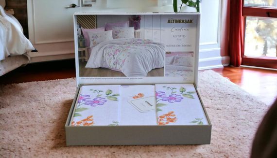 Постільна білизна Altinbasak Ranforse 200 х 220 см  Astrid Puce | Зображення 2